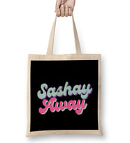 Sashay Away Logo Bez Çanta Uzun Saplı