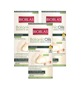 Bioblas Botanic Oils Sarımsak Özlü 360 ml Şampuan x 3 Adet