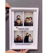 Yapay Zeka İle Hazırlanmış Çocukluk Fotoğrafı Birleştirme Çerçeveli
