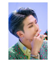 Rm / Kim Namjoon Haritası Tablo Ahşap Poster Dekoratif Kod1736