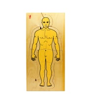Katlı İnsan Vücudu Ahşap Puzzle