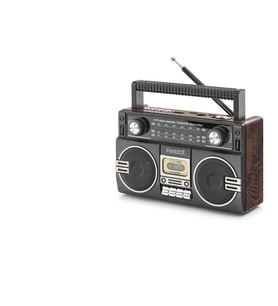 Bluetooth Nostaljik Fm Radyo Usb Tf Aux Taşınabilir Hoparlör - Kahverengi FX2509B