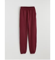 LCW Kids Bordo Beli Lastikli Kız Çocuk Jogger Eşofman Altı