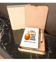 Coach Ahşap Kutulu Defter Kalem Set