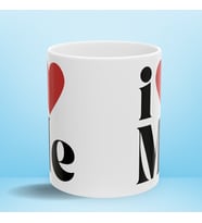 "I Love Me" Baskılı Porselen Kupa Bardak 330 ml - Kendine Hediye, Motivasyon ve Esprili Kupa