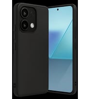 Xiaomi Redmi Note 13 Pro 4G Uyumlu Kılıf Aras Deri Kapak - Siyah