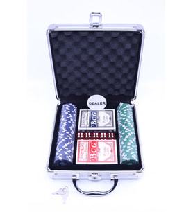 Metal Çantalı 100 Chipli Poker Oyun Seti