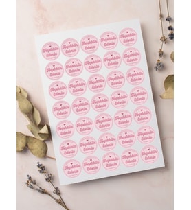 Desenli Teşekkür Ederiz Stickers Paketleme Kargo Çıkartma PYTKST0K121