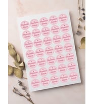Desenli Teşekkür Ederiz Stickers Paketleme Kargo Çıkartma PYTKST0K121