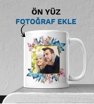 A Kalite Kişiye Özel Porselen Baskılı Kupa Bardak - Fotoğraflı Kupa - İsimli Kupa