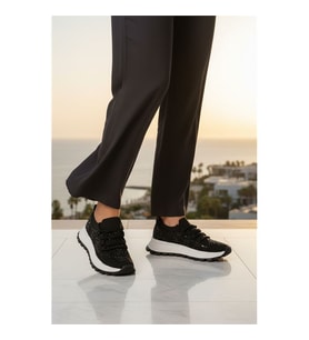 Ayakmod 451161 Z Siyah Kadın Spor Ayakkabı