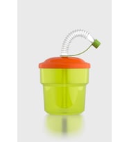 Renga Fizbo 250 ml Pipetli PP Bebek Bardak 221007 Pembe-Mor