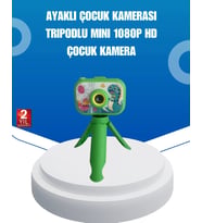 Kreatif Vlog Kamerası – 3-12 Yaş İçin Güvenli ve Renkli Tasarım