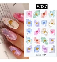 Üç boyutlu yapışkanlı sticker S037 (55706-8)