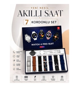 Watch 4 Pro Akıllı Saat – Bluetooth Sesli Görüşme, NFC ve GPS Uyumlu, Kablosuz Şarj