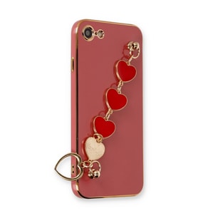 Iphone 7 Kılıf Esila Silikon - Kırmızı