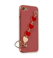 Iphone 7 Kılıf Esila Silikon - Kırmızı