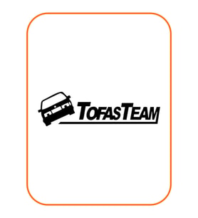 Tofaş Oto Sticker Siyah 40*10 Cm
