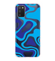 Samsung Galaxy A02s  Kapak Renkli Desen Tasarımlı Şeffaf Silikon Kılıf