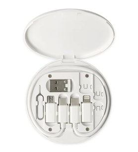 Konfulon SN06 3in1 Kablo ve Kart Düzenleyici - Beyaz