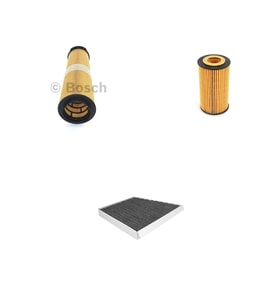 Bosch Filtre Bakım Seti Mercedes E220 CDI W211 2006-2008 170 Beygir Dizel Hava + Yağ f. + Polen Filtre Filtron