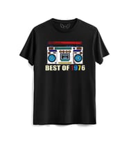 Vintage 1976 Best Of tape Siyah Tshirt