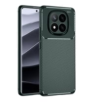Xiaomi Redmi Note 14 Pro 4G Kılıf Auto Focus Karbon Kapak - Koyu Yeşil