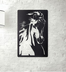 Gowpenart Tekli At Ev&Ofis Metal Duvar Tablosu