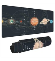 70X30 CM GALAKSİ TEMALI KAYDIRMAZ TABAN SPEED YÜZEY OYUNCU MOUSE PAD GAMİNG