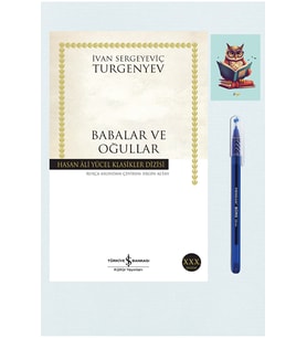 Babalar Ve Oğullar Hasan Ali Yücel Klasikleri - Turgenyev - 9789944885454 Büro Mavi Tükenmez Kalem (Renksiz)