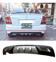 Opel Astra G Difüzör Arka Tampon Eki 2 Egzoz Çıkışlı Gri