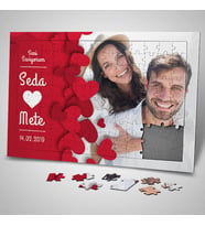 Erkek Sevgiliye Sürpriz 240 Parça Kişiye Özel Puzzle