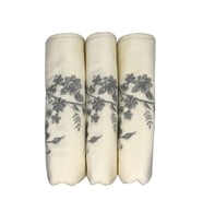 Bulteks Simli Nakışlı Kadife Desen 1 Havlu 30X50