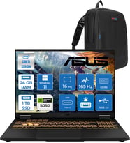 Asus Tuf Gaming F16 FX608JH 13.nesil Intel İ5-13450HX 24GB Ddr5 1tb SSD 8GB/RTX5050 115W 165Hz 16"wuxga Fhd+ 300NITS IPS WIN11HOME Gaming Bilg. WRV082H03+ZETTAÇANTA