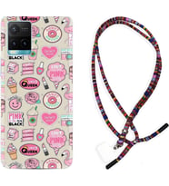 Vivo Y11S Y21S Y20 Y20S Y70 Kılıf Boyun Asklı Rasta Silikon Donut Flamingo 1415