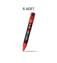 Posca PC-5M Su Bazlı Marker Kalem 6'lı Kutu