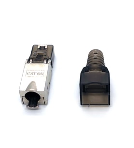 Cat6A STP Sonlandırma Yuvası, Siyah renk
Cat6A STP Field Termination Plug with Black colour