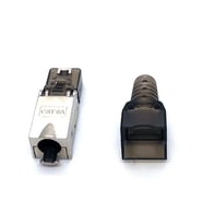 Cat6A STP Sonlandırma Yuvası, Siyah renk
Cat6A STP Field Termination Plug with Black colour