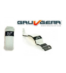 Gruv Gear FW-1PK-WHT-MD FretWrap Açık Gri (Medium) 5 Telli Bas ve 7 Telli Gitar Uyumlu, İstenmeyen Titreşimleri Keser, Susturucu Bant