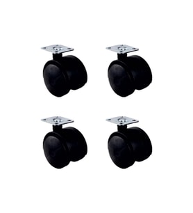 Büyük Plastik Tablalı Teker - 50MM HKS126 - 4 Adet