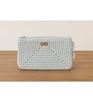 Celeste Gümüş Gri Clutch Çanta (Astarlı)