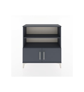 Arges Şifonyer 3 Raflı 2 Kapaklı 88x30x96 Antrasit-Antrasit
