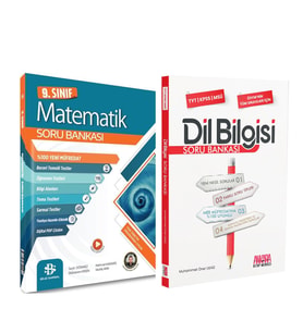 Bilgi Sarmal 9. Sınıf Matematik ve AKM Dil Bilgisi Soru Bankası Seti 2 Kitap