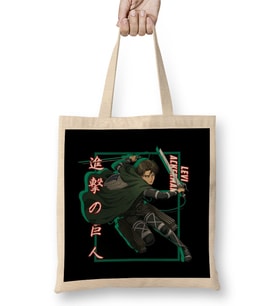 Attack on Titan Levi Ackerman Shadow Design Bez Çanta Uzun Saplı