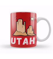 Utah vintage gift Kupa Bardak Porselen