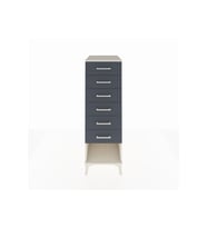 Kronos Dolap 6 Çekmeceli 44x59x134 Aytaşı-Antrasit