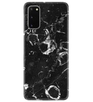 Samsung A02S A03S A10 A12 A13 A21S A22 Kılıf Desenli Silikon Black Hole Marble 1387