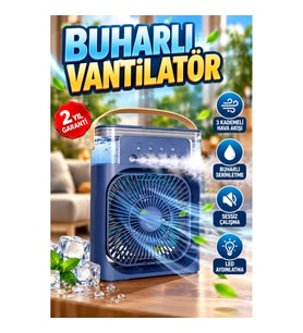 Kompakt Turbo Fan – 3 Kademeli Ayarlanabilir Başlıklı Sessiz Hava Üfleyici