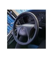 Dikişli Direksiyon Kılıfı Damarlı Siyah Deri Siyah Dikişli Mercedes Tır Kamyon Için Hızlı Kargo