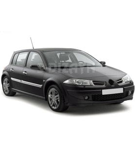 Renault Megane Uyumlu 2 Krom Yan Kapı Çıtası 4 Parça 2006-2010